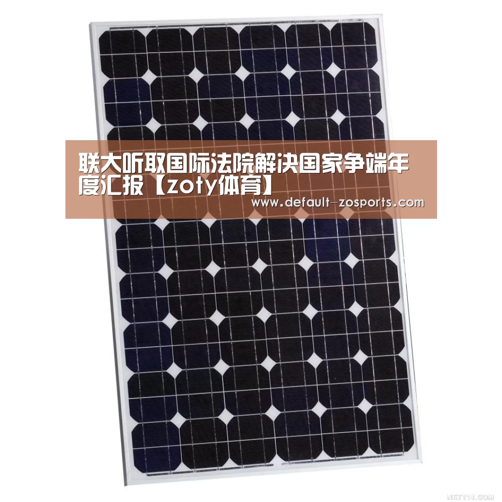 联大听取国际法院解决国家争端年度汇报【zoty体育】(图2) 中欧体育官网