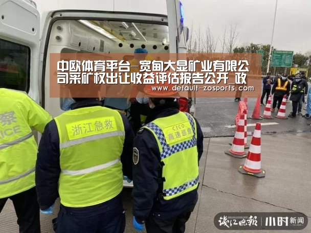 中欧体育平台-宽甸大显矿业有限公司采矿权出让收益评估报告公开_政策法规_新闻_矿道网(图1) 中欧体育